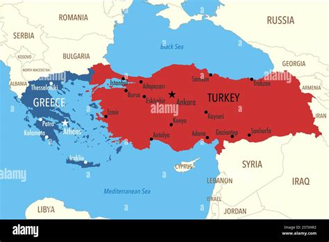 Greece Turkey Map