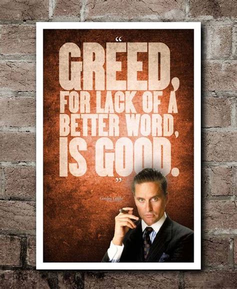 Greed Is Good Quote