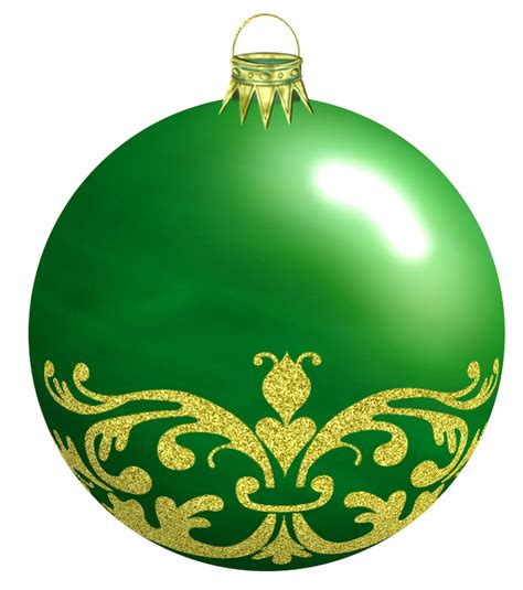Green Christmas Ornament Png