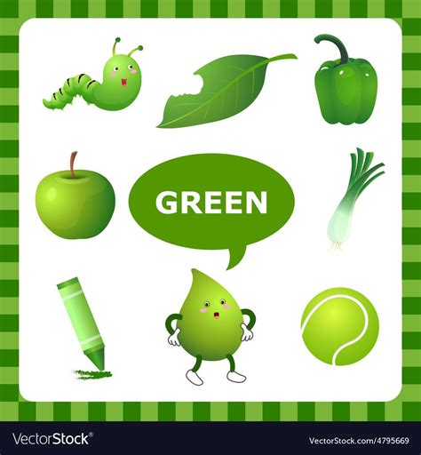Green Color Objects For Preschool Nature Walks Exploring Green Objects For Preschool - Green Objects For Preschool