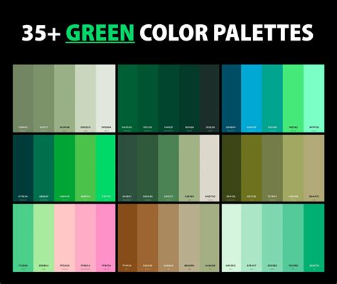 Green Color Palette Hex Color Palette Green Colour Warna Sage Green - Warna Sage Green