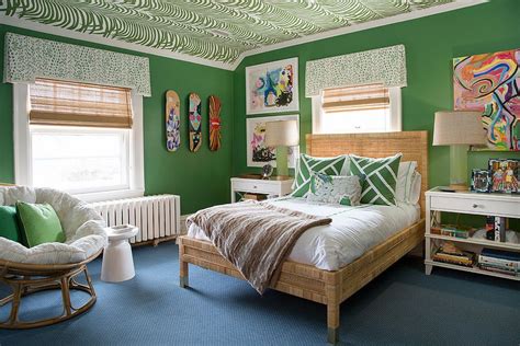 Green Kids Bedroom