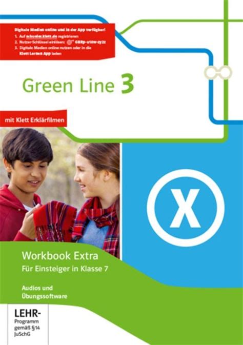 green line 3 workbook mit 2 audio cds klasse 7 gr