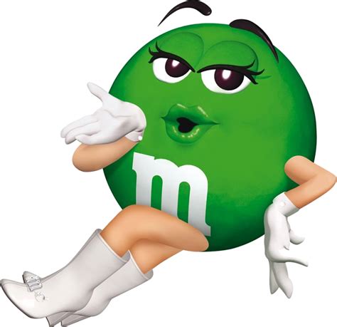 green m&m character gay