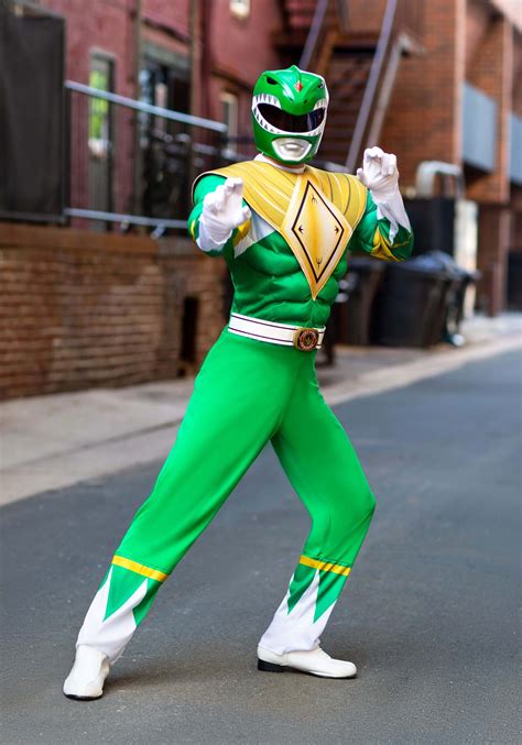 green ranger costume men