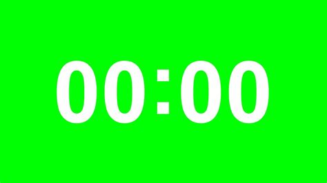 green screen timer stopwatch