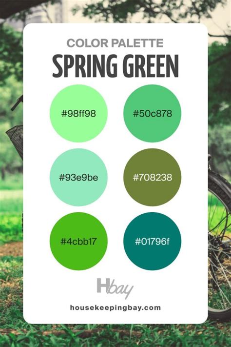 green spring colors
