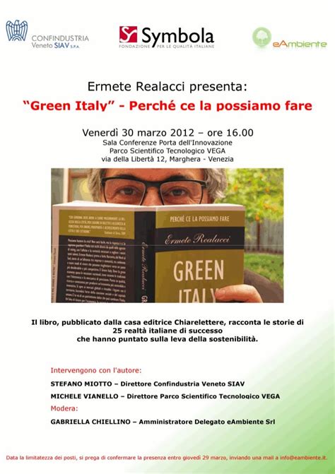 Full Download Green Italy Perch Ce La Possiamo Fare 