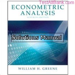 Full Download Greene Econometrics Solution Manual 