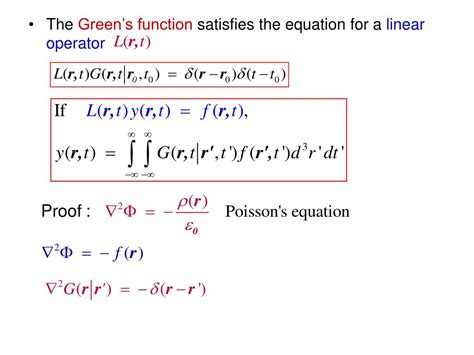 Green's Function Non Linear