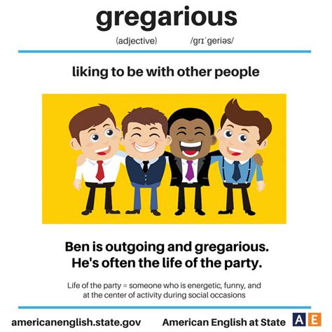 Gregarious Meaning