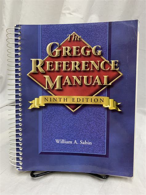 Read Online Gregg Reference Manual 9Th Edition 