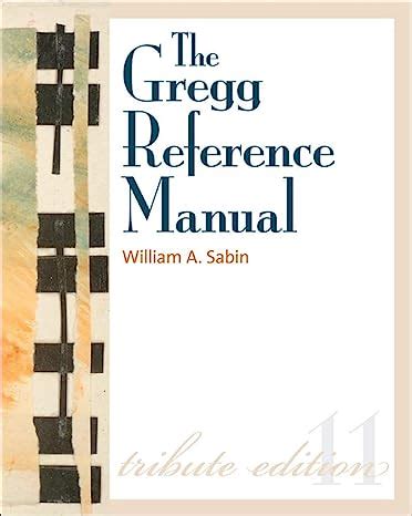 Read Gregg Reference Manual Tribute Edition 