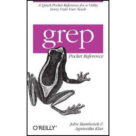 Read Grep Pocket Reference Pocket Reference Oreilly 