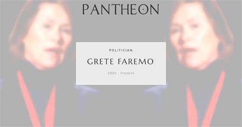 grete faremo biography sample