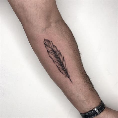 Grey Feather Tattoos