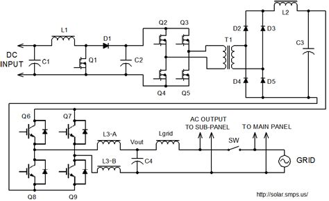 Grid Tie Inverter Schematic