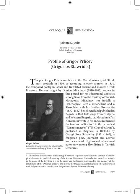 grigor prlicev biography