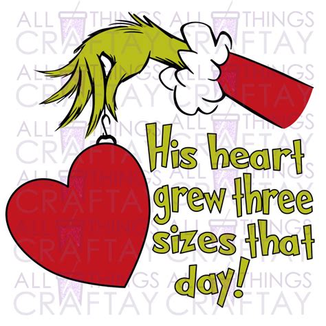 Grinch Heart Grew