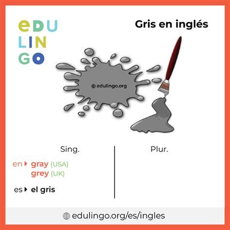 Gris En Ingles