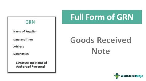 Grn Full Form