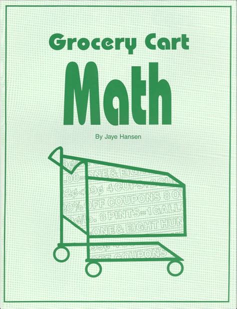 Grocery Cart Math Common Sense Press Grocery Math - Grocery Math
