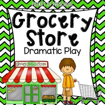 Grocery Store Dramatic Play Pocket Of Preschool Grocery Math - Grocery Math