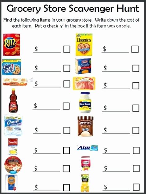 Grocery Store Math Activity Education Com Grocery Math - Grocery Math