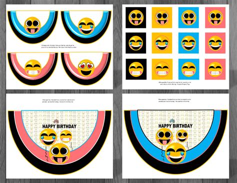 Groovy Smiley Face Printable Party Kit Smiley Face Template Printable - Smiley Face Template Printable
