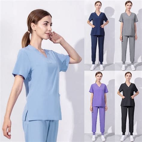 Grosir Pakaian Wanita Setelan Scrub Seragam Kerja Dokter Grosir Baju Atasan Seragam Putih - Grosir Baju Atasan Seragam Putih