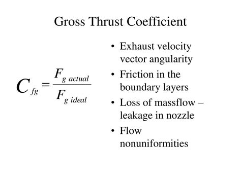 Gross Thrust