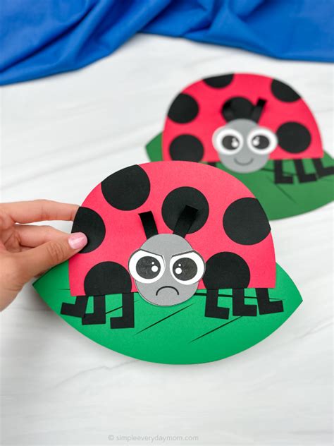 Grouchy Ladybug Craft For Kids Free Template Simple Ladybug Pattern For Preschool - Ladybug Pattern For Preschool