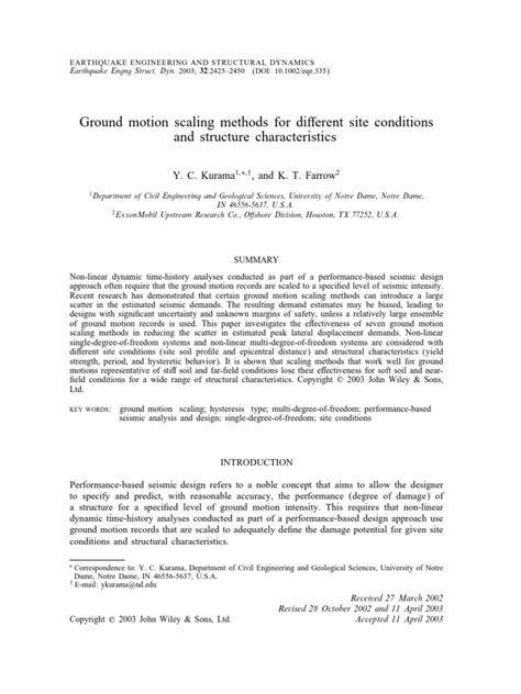 Ground Motion Complexity And Scaling In The Near Field Of