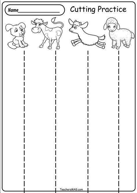 Groundhog Cutting Practice Worksheets For Kids Free Printable Worksheet Of Groundhog  Preschool - Worksheet Of Groundhog, Preschool