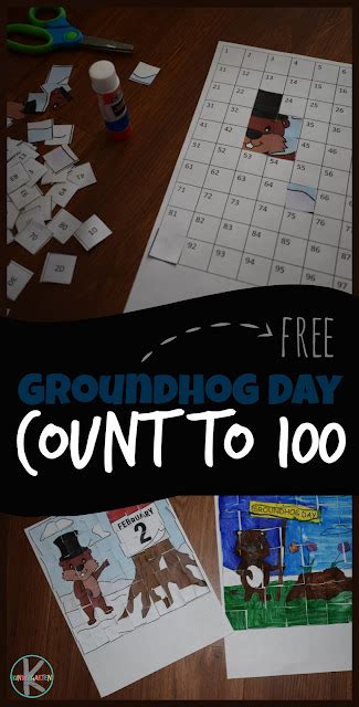 Groundhog Day Count To 100 Worksheets Kindergarten Worksheets Groundhog Day Math Worksheets - Groundhog Day Math Worksheets