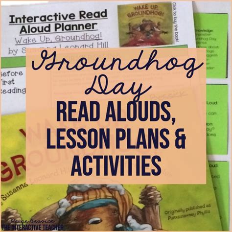 Groundhog Day Read Alouds Lesson Plans Amp Activities Groundhog Day For First Grade - Groundhog Day For First Grade