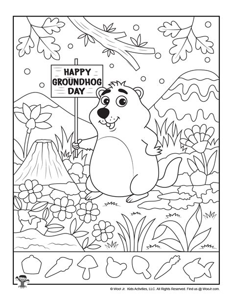 Groundhog Day Worksheets First Grade   Groundhog Day Color By Code February Activity Worksheets - Groundhog Day Worksheets First Grade
