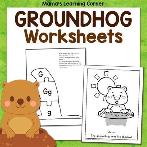 Groundhog Day Worksheets Mamas Learning Corner Groundhog Day Worksheets First Grade - Groundhog Day Worksheets First Grade