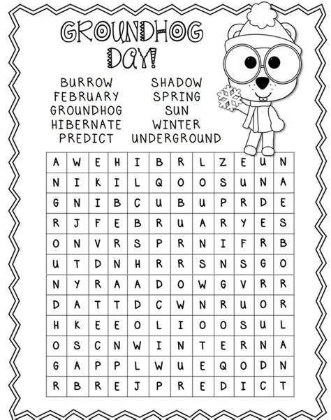 Groundhog Day Worksheets Super Teacher Worksheets Groundhog Day Worksheets Kindergarten - Groundhog Day Worksheets Kindergarten