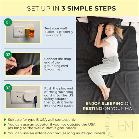 Grounding sheet on bed