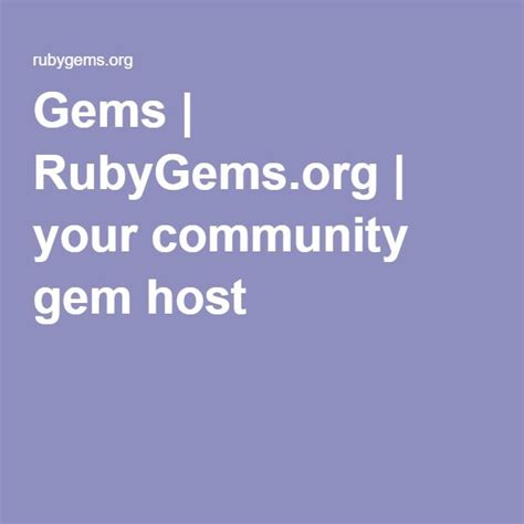 groundworkcss RubyGems.org your community …