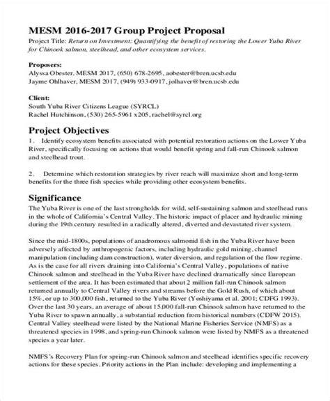 group proposal paper example for liberty university