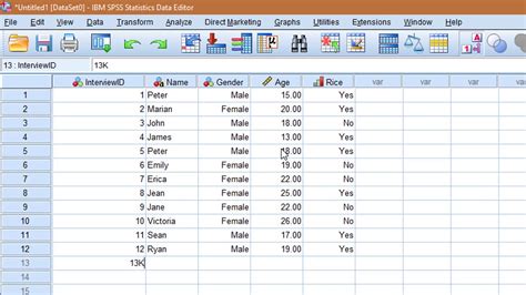 Group Variables Spss