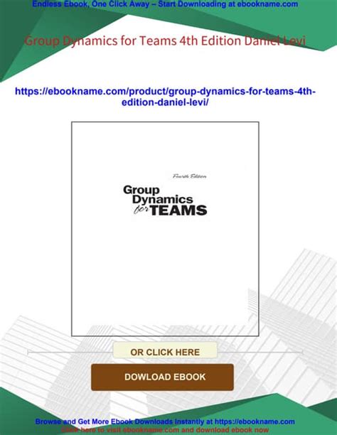 Read Group Dynamics For Teams Fourth Edition 
