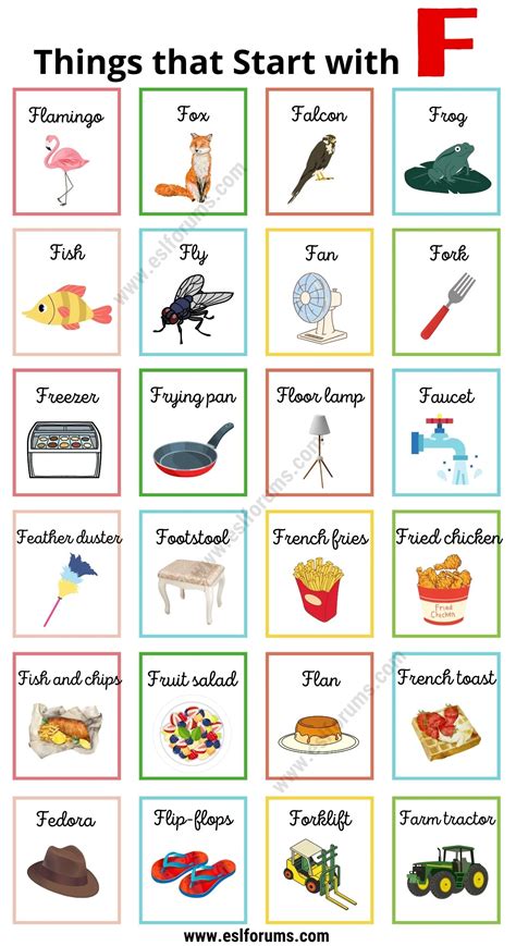 5000 Words that Start with F Useful F Words ESL Forums