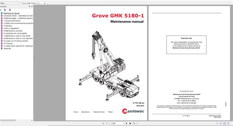 Download Grove Crane Maintenance Manual 