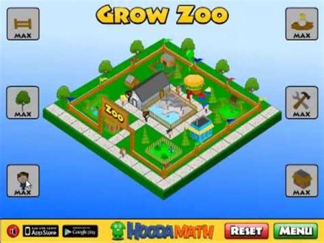 Grow Zoo Play Grow Zoo At Hoodamath Math Zoo - Math Zoo