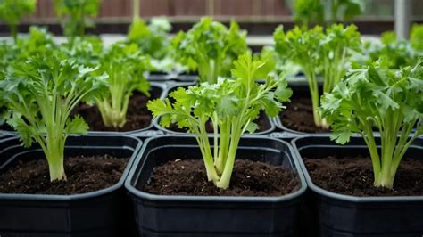 growing celery in pots