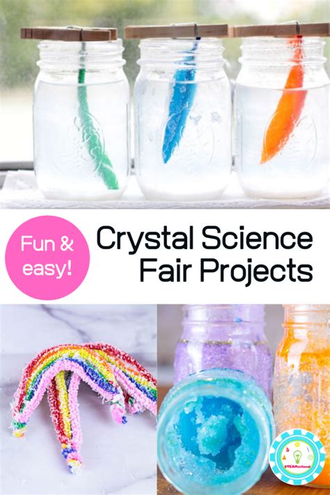 Growing Crystals Science Project Science Fair Projects Science Experiment Growing Crystals - Science Experiment Growing Crystals