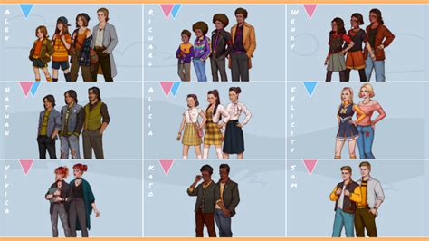 Growing Up Characters